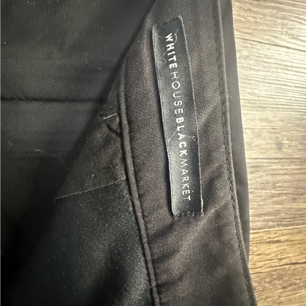 White House Black Market Black Slim Ponte Ankle Pants - Picture 5 of 6